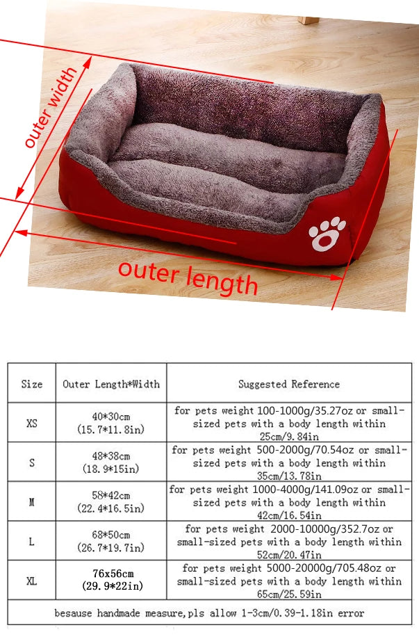 Hundebett oder Katzenbett für drinnen und draußen