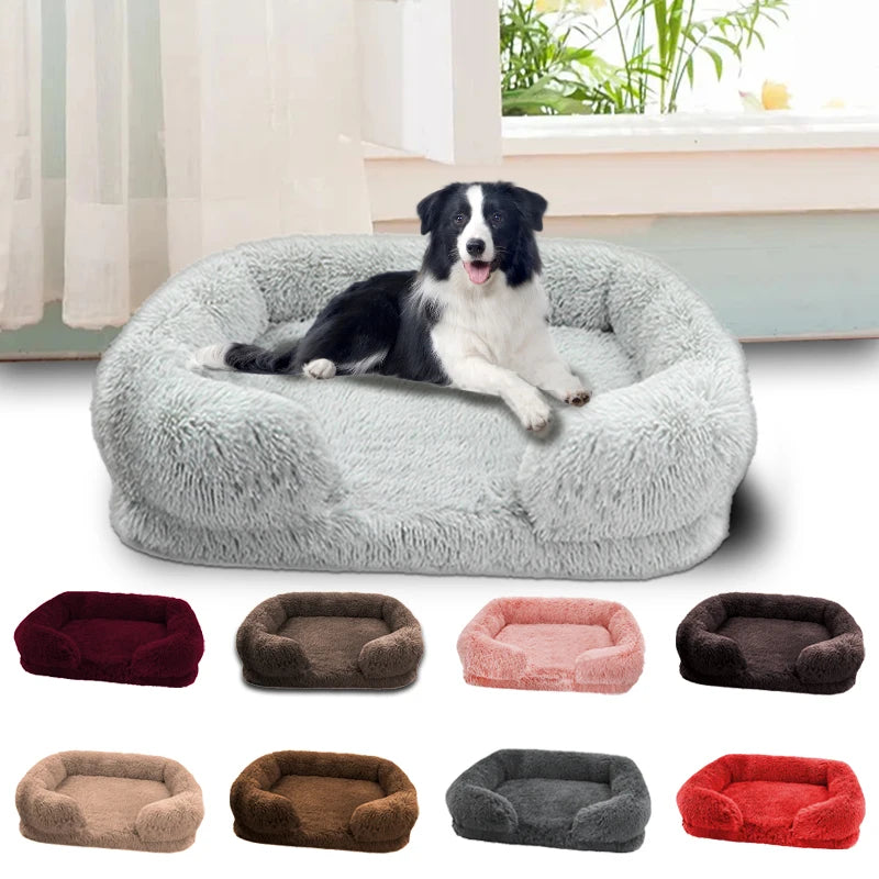 Verdicktes orthopädisches Hundebett für große Hunde